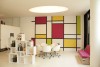 Round lights in plasterboard